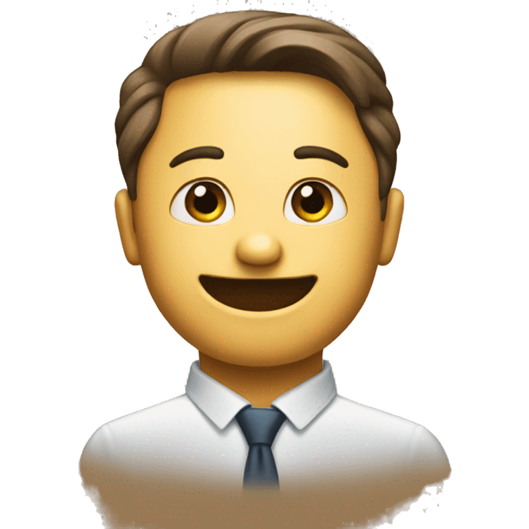 emoji of Linkedin logo emoji