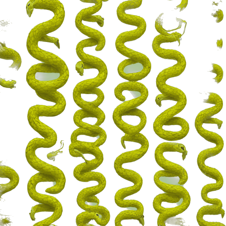 SNAKE yellow emoji