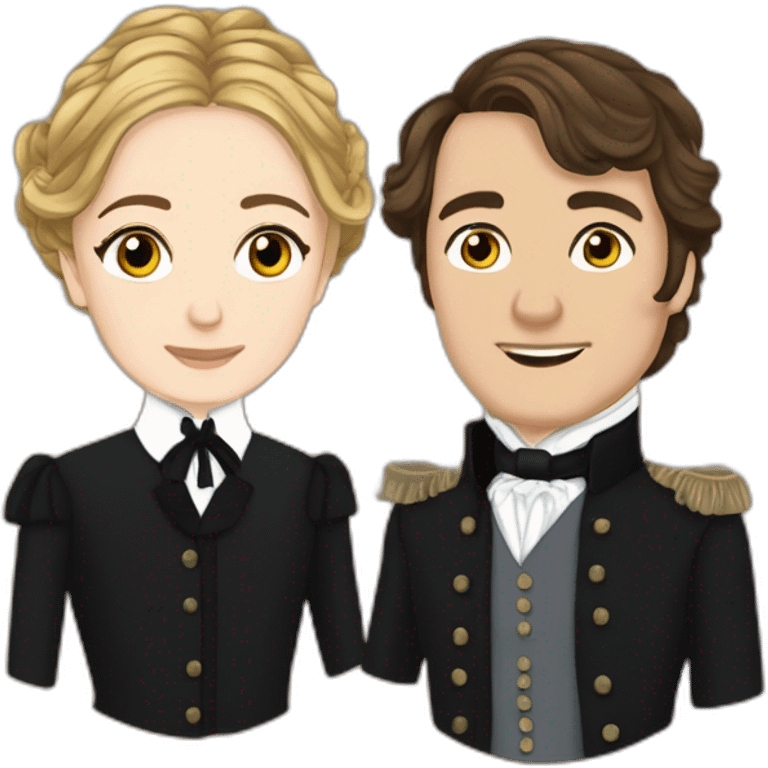 Pride and Prejudice Knightley and McFadyan emoji