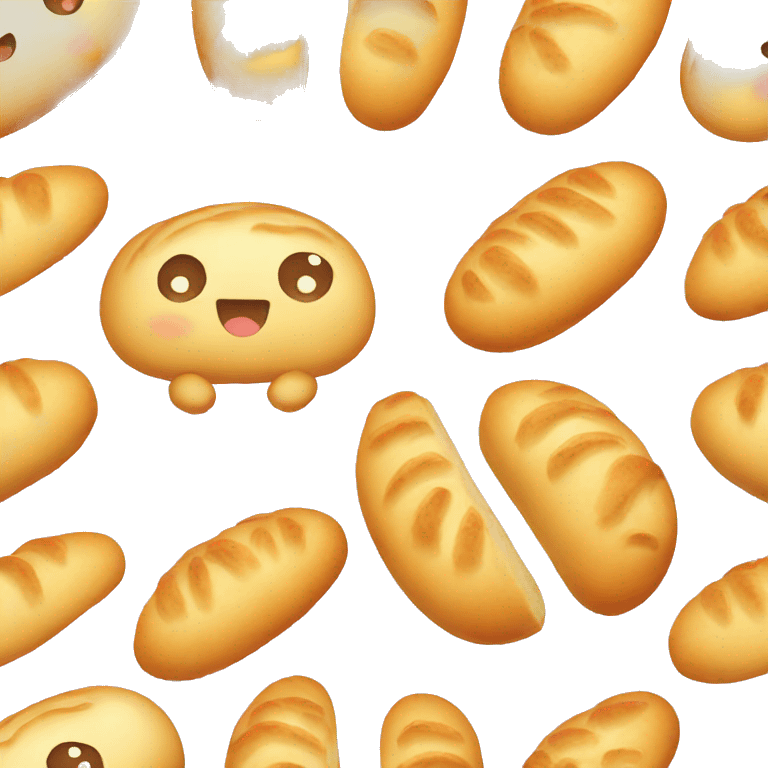 kawaii japanese bread emoji