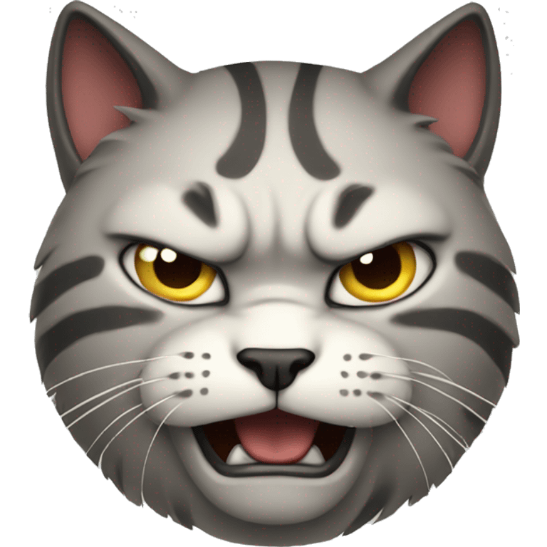 angry cat emoji