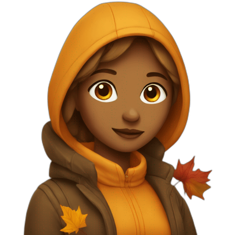 Autumn woman emoji