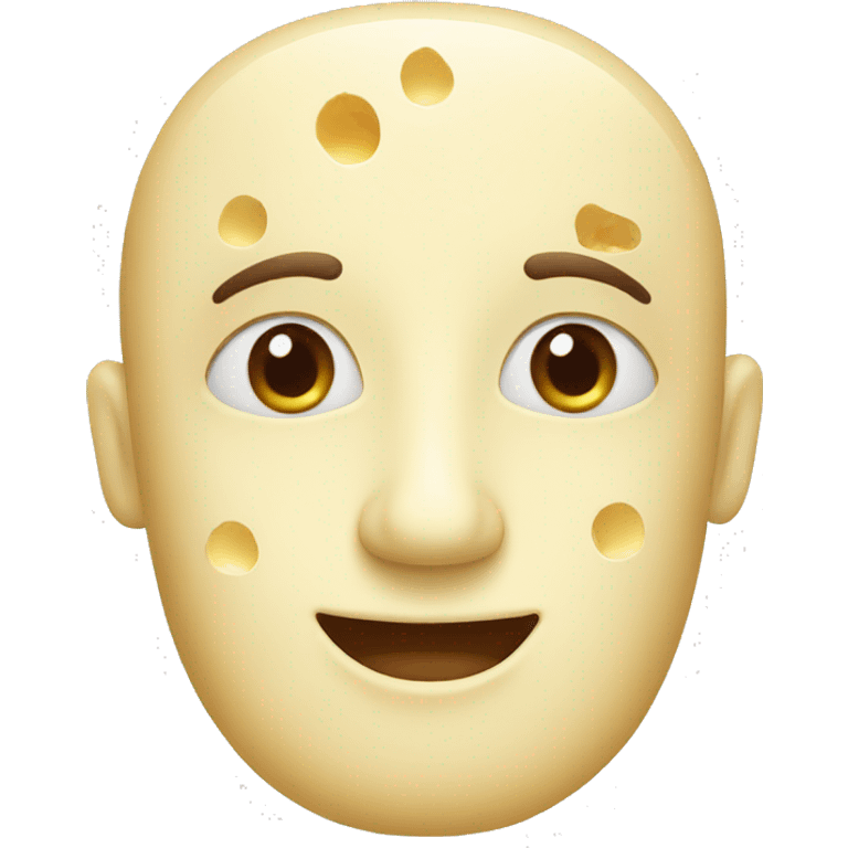 French cheese face emoji