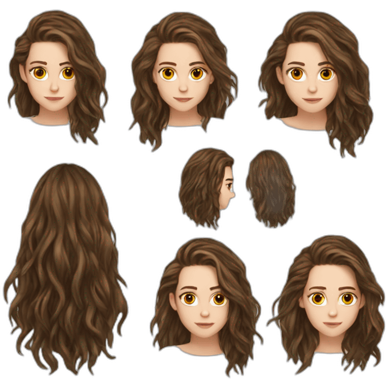 Kristen stewart long hair emoji