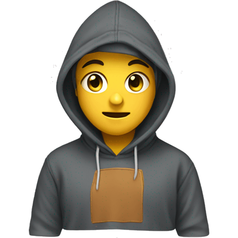 Hoodie oversize emoji