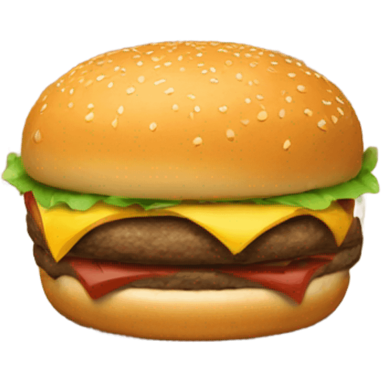 Burgers hanging out emoji