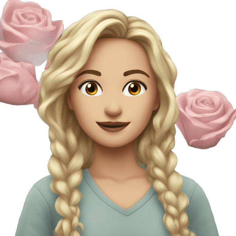 A beautiful becky off flowers ￼ emoji