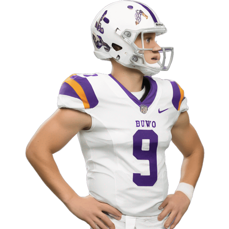 Joe Burrow face  emoji