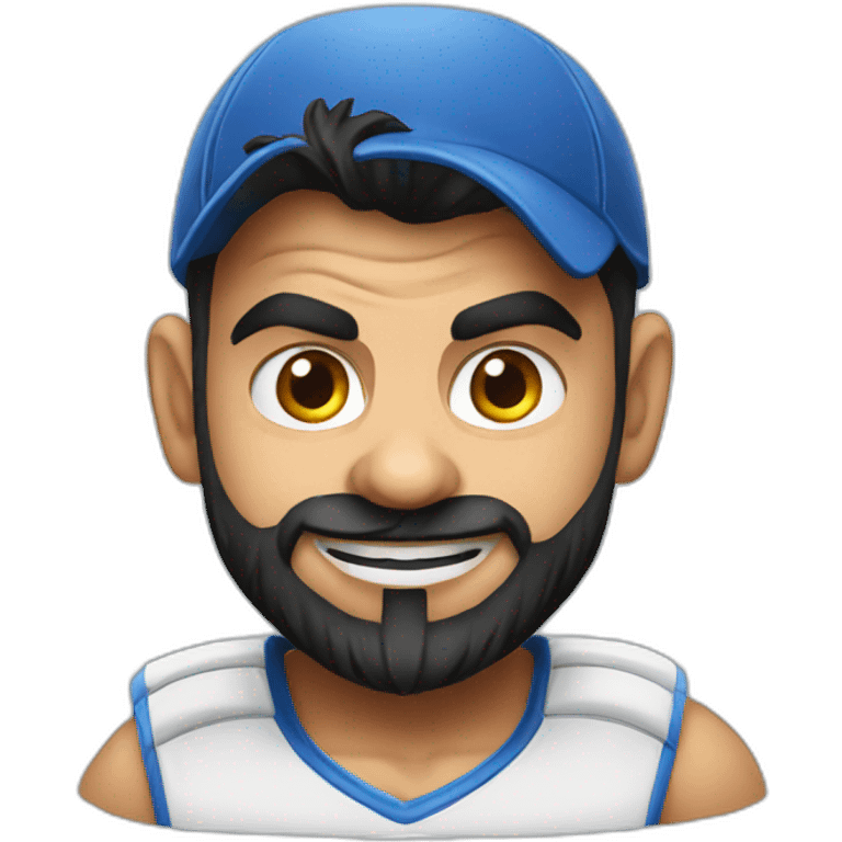 Virat kohli cricketer emoji