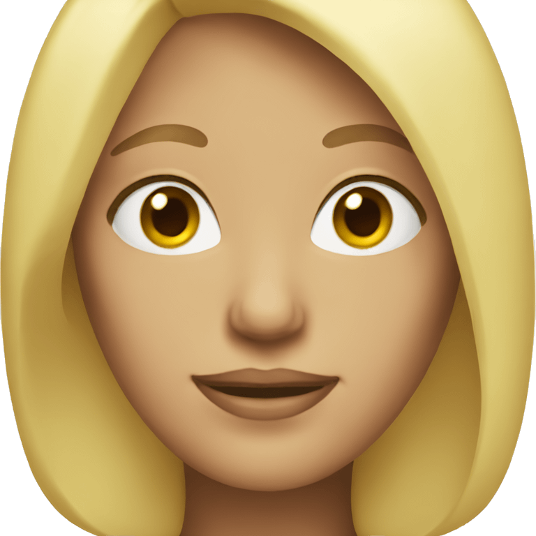 Woman with blonde beard emoji