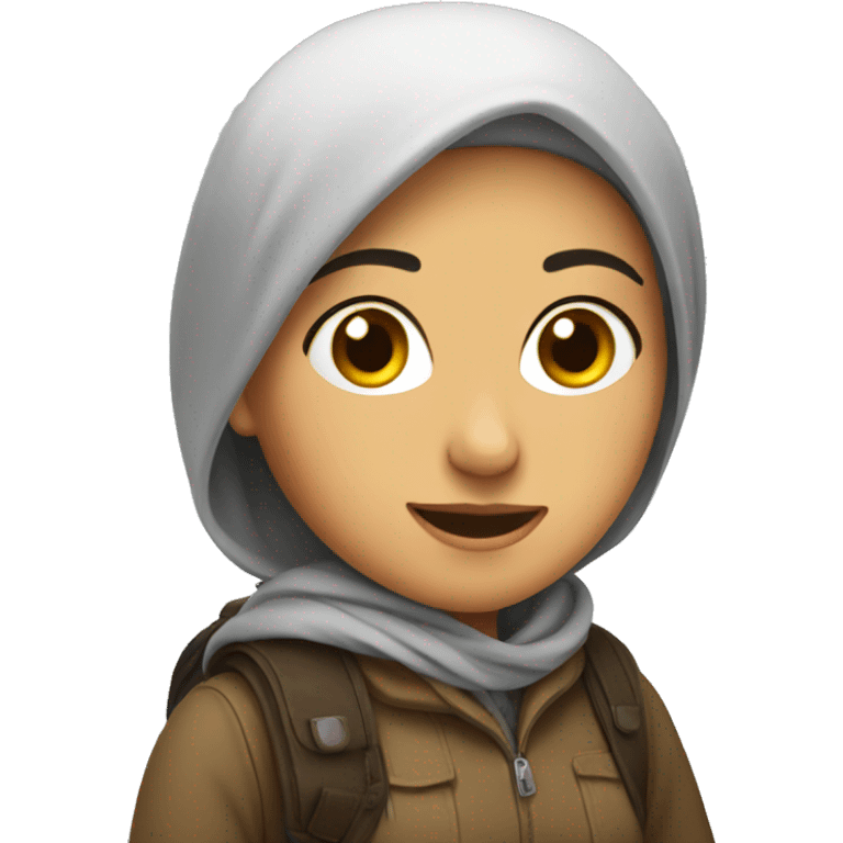 Turkish girl travelled emoji