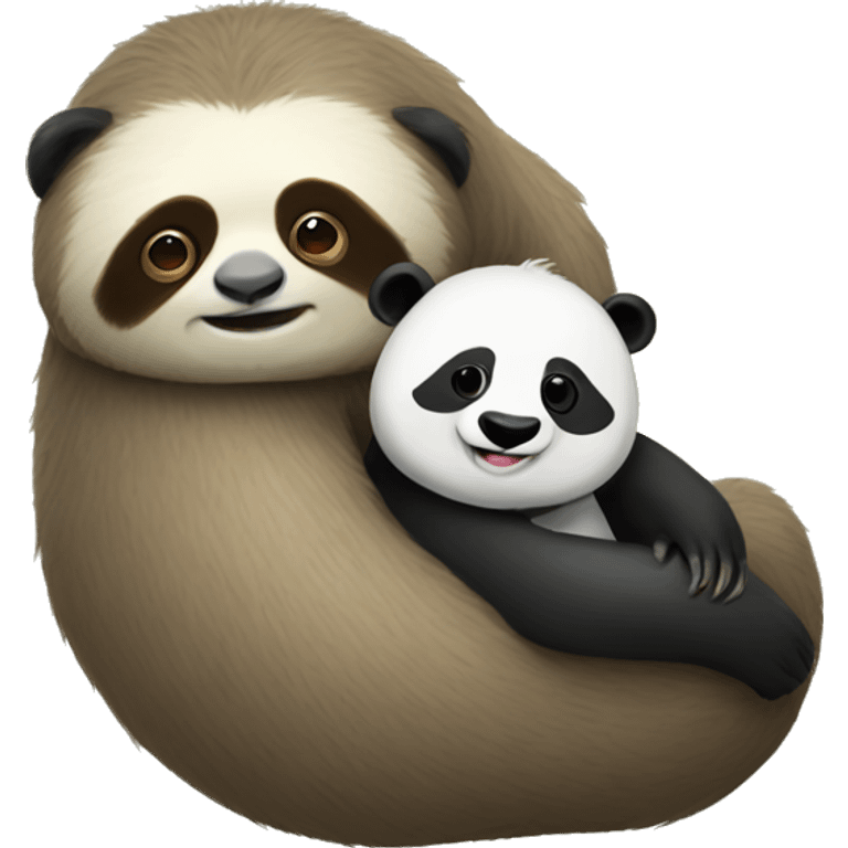 Sloth and Panda emoji