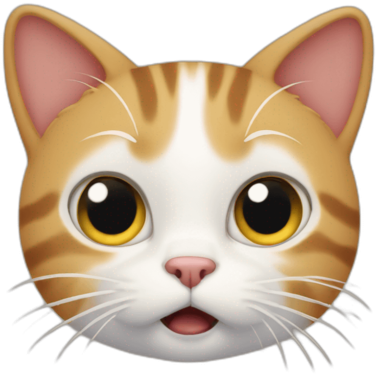 cat in shocked emoji