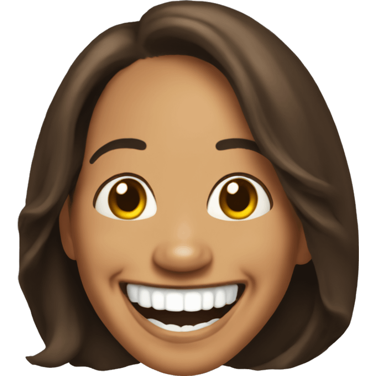 Kamala Harris laughing emoji