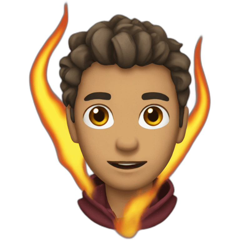 Kamaleon fuego emoji