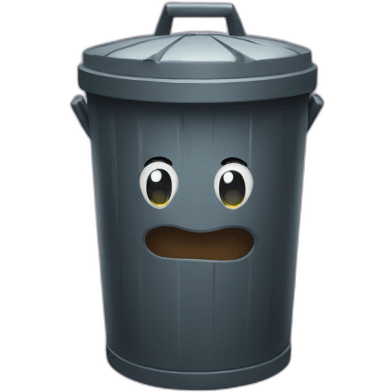 magical trash can emoji