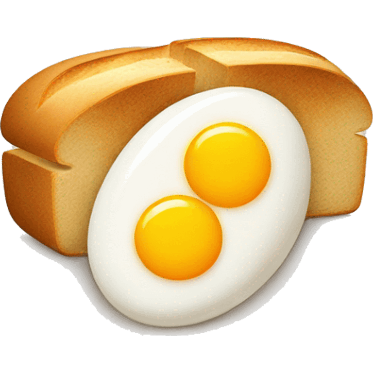 egg and bread emoji