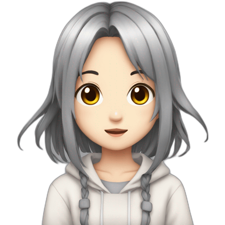 Anime girl cute emoji