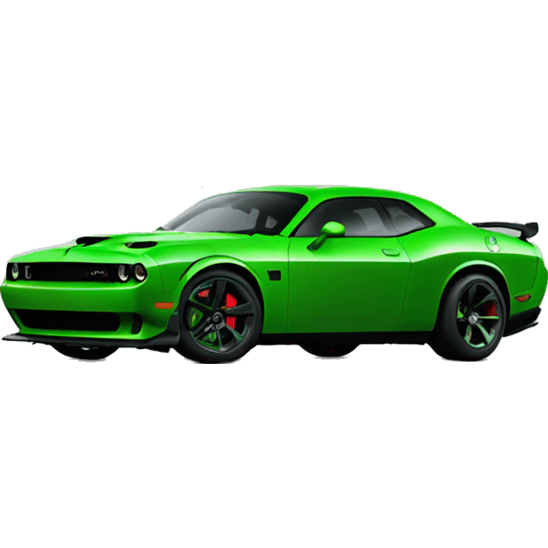 Green SRT Hellcat emoji