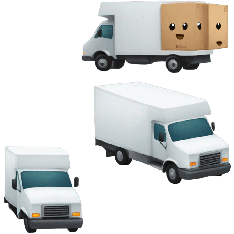 Box truck with SR on the side emoji