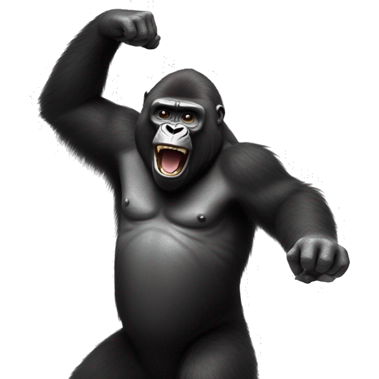 Dancing gorilla emoji