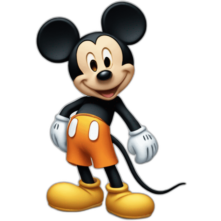 Halloween Mickey Mouse emoji