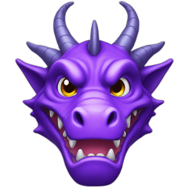 purple dragon head emoji