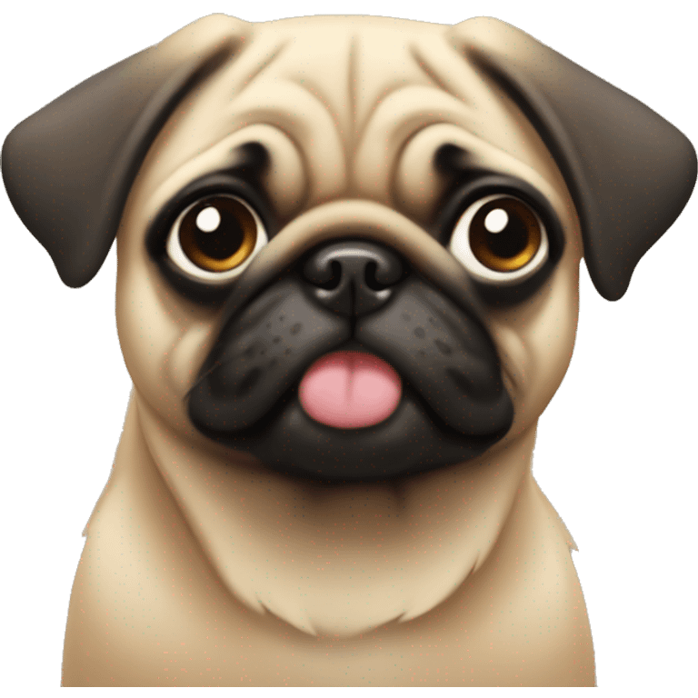 Fawn pug emoji