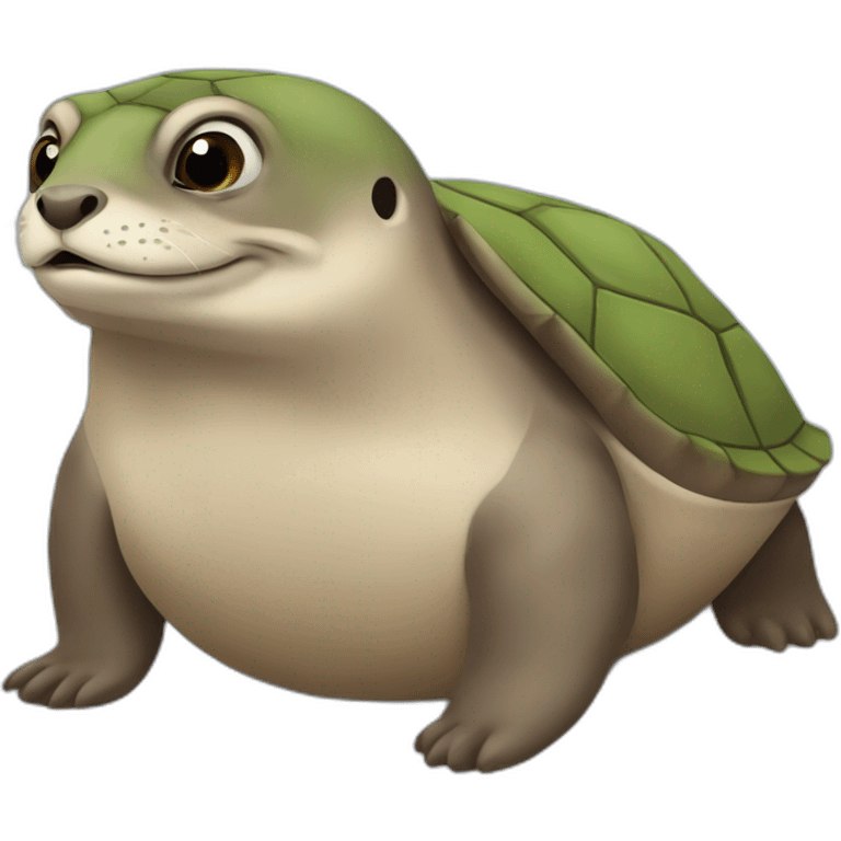 Tortue et loutre emoji