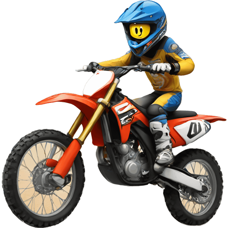 Motocross emoji