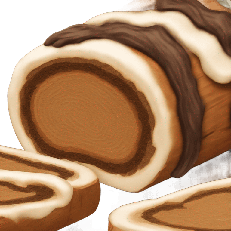 Yuletide log emoji