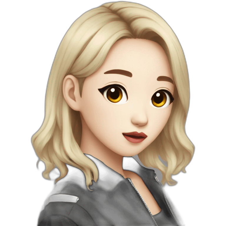 Kpop idol girl emoji