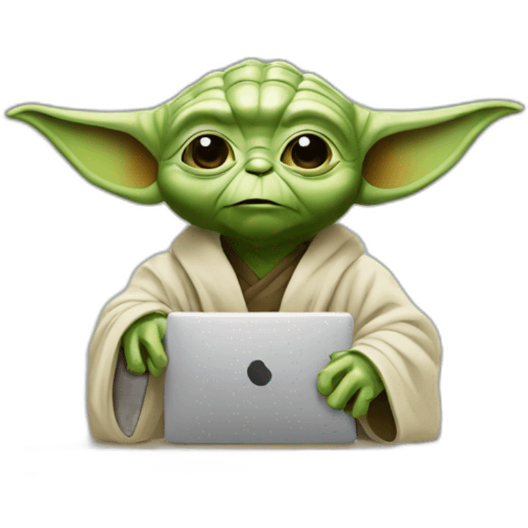 yoda learning to code emoji