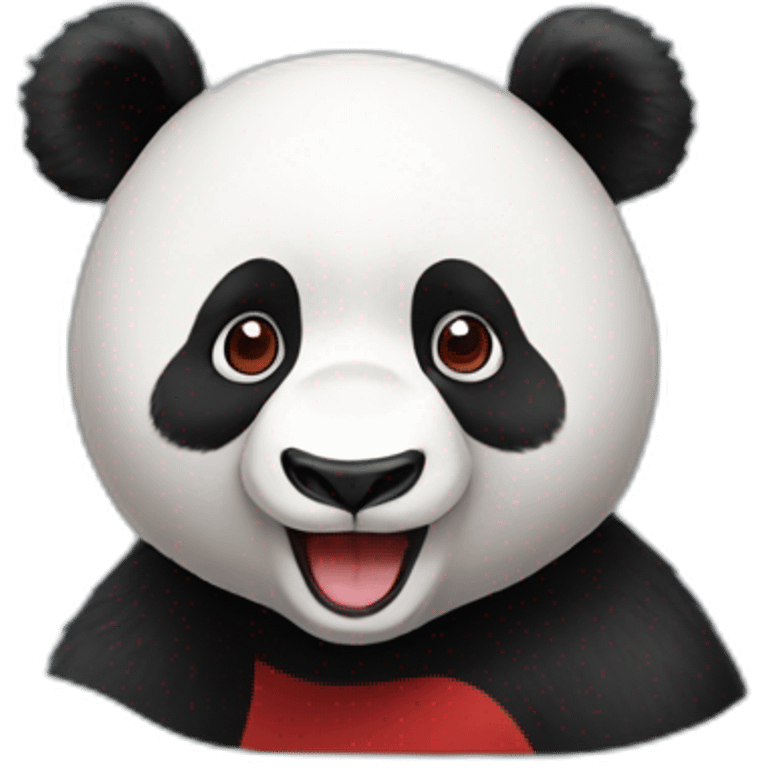 Panda rouge emoji