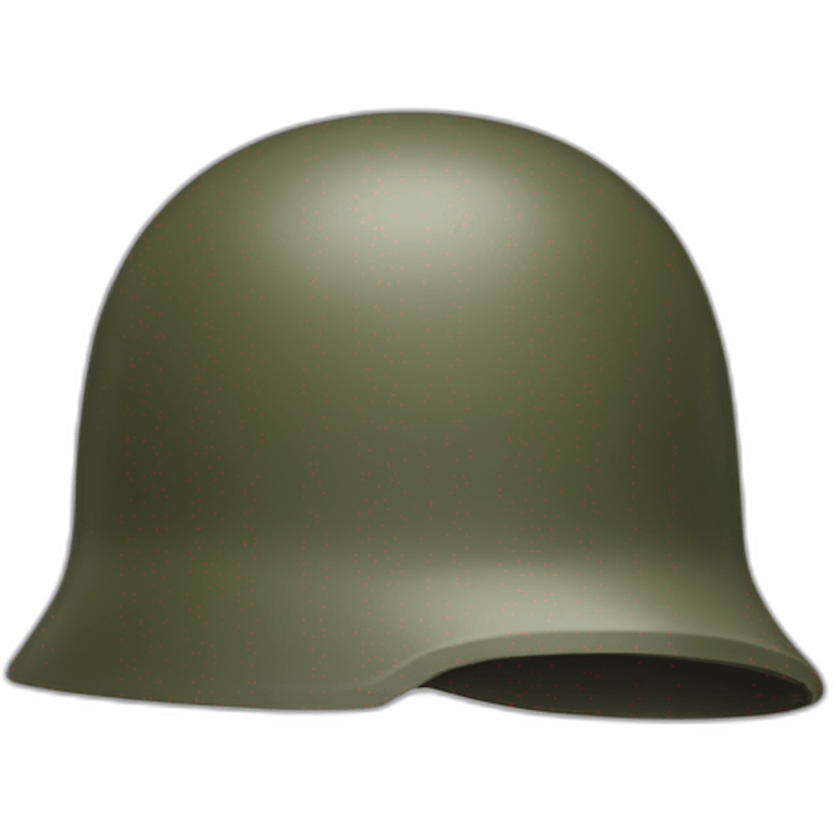 faceless military helmet emoji