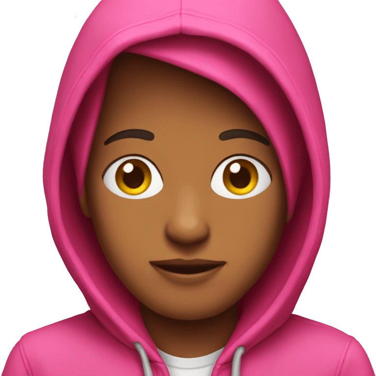 Pink hoodie emoji