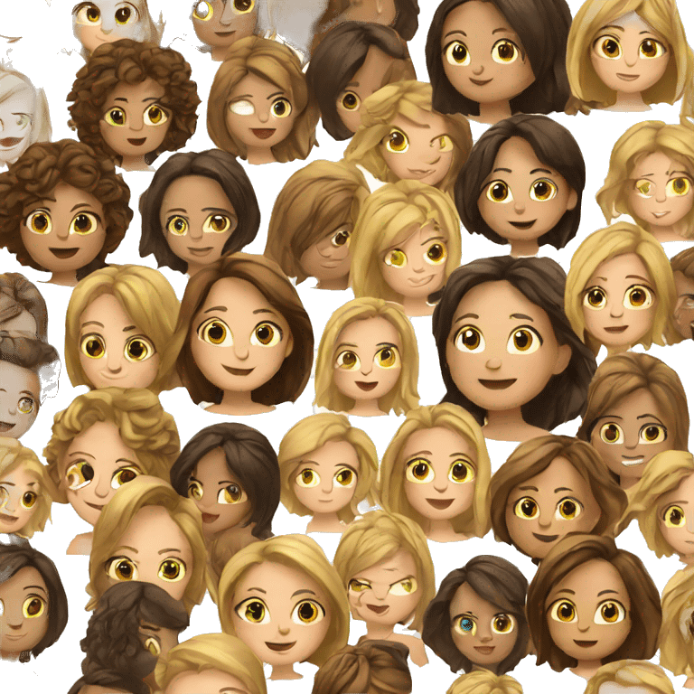 many girls emoji