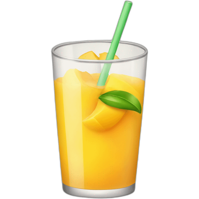 Mango drink emoji