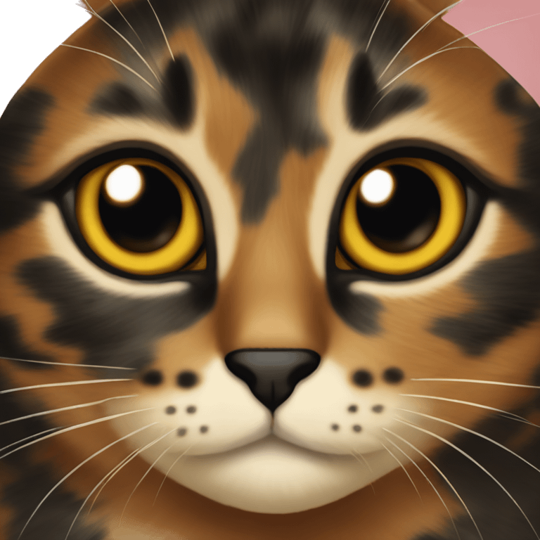 Tortoiseshell cat  emoji