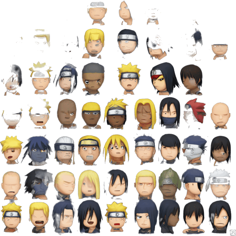 Naruto vs Sasuke  emoji