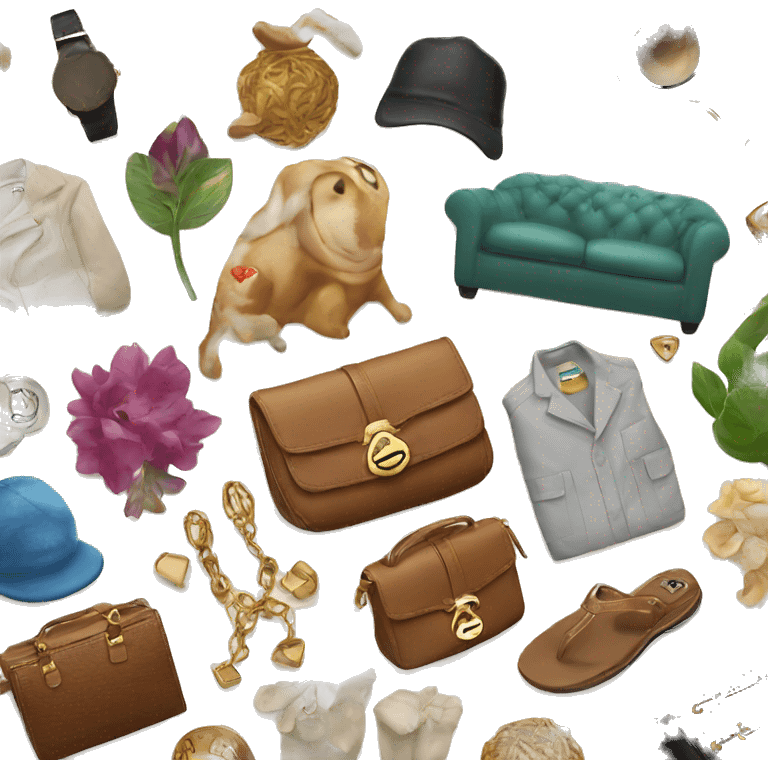 Create aesthetic luxury items emoji