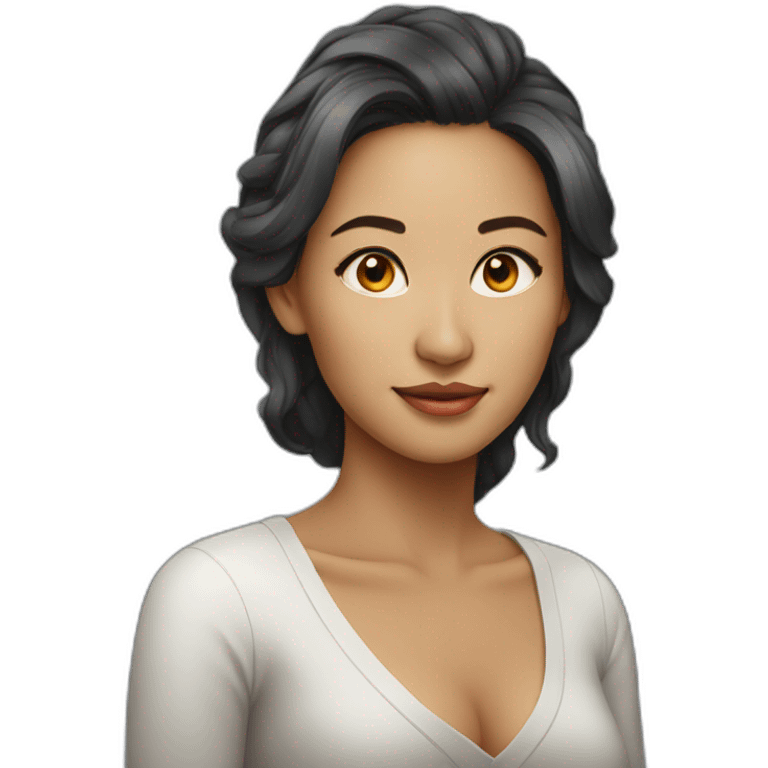 gorgeous indonesian woman emoji