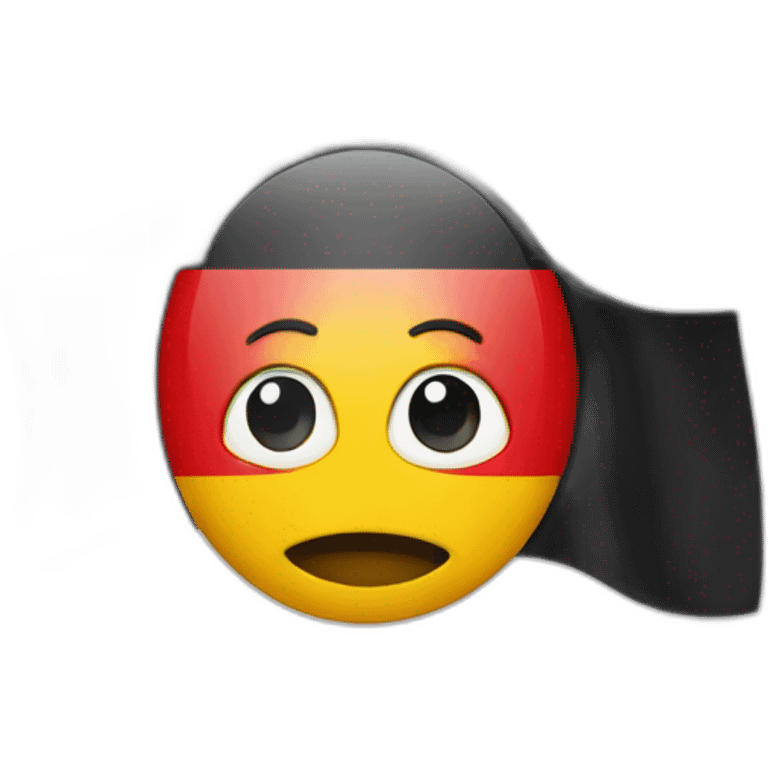 A plain with the german flag emoji