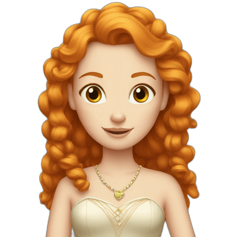 Ginger princess emoji