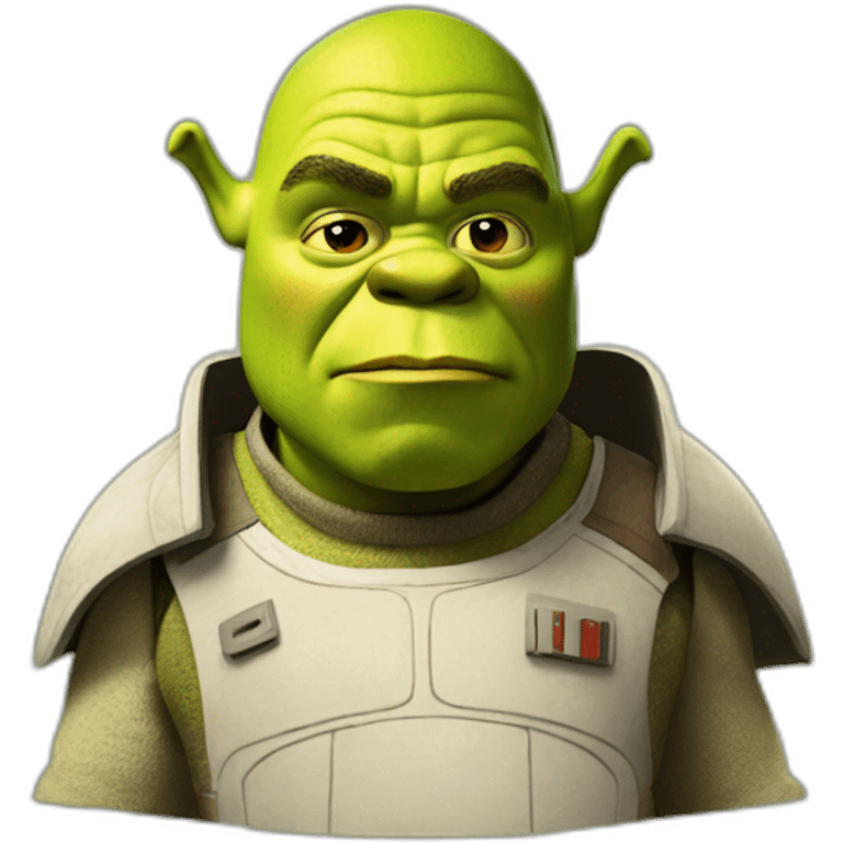 Shrek in star wars emoji