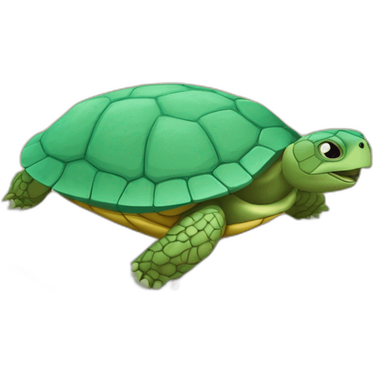 Tortue sur écureuil emoji