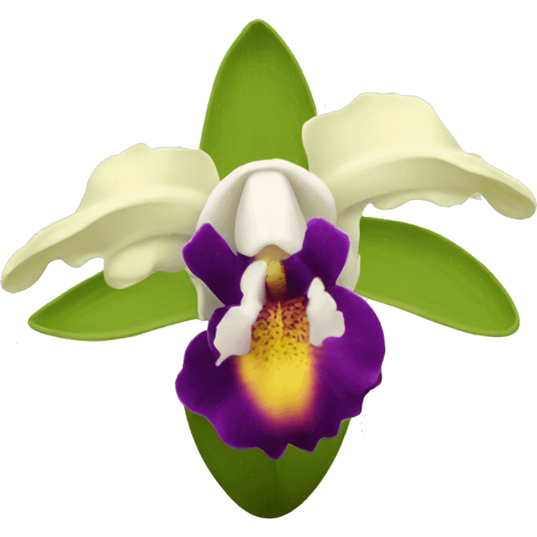 orquídea emoji