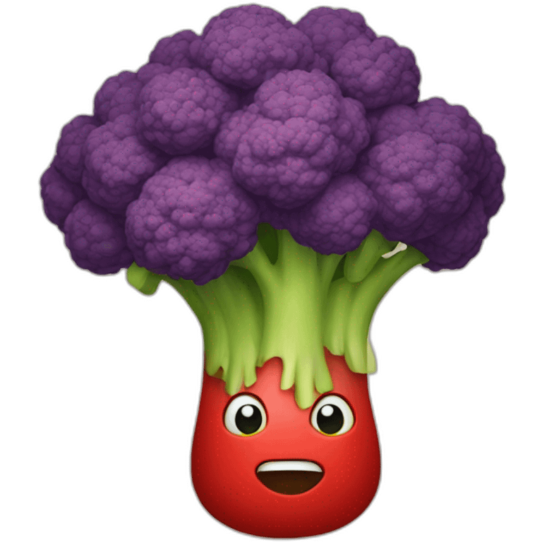 Red brocoli emoji