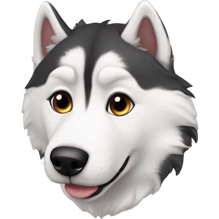 huskies cute emoji