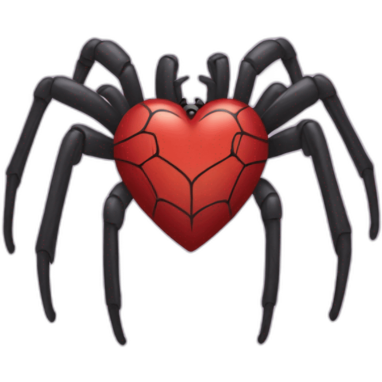 spider heart  emoji